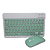 Kit Mini Teclado Recarregável e Mouse À Pilha Bluetooth, Verde - X-Cell XC-CB-06 - Imagem 2