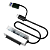 Cabo Adaptador Conversor Sata USB 3.0 e Tipo C, 2.5 Polegadas - Knup KP-HD827/AC - Imagem 4