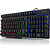Teclado Gamer Membrana com Fio USB LED RGB, Anti-Ghosting, ABNT2 - Knup KP-2043/A - Imagem 1