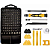Jogo de Chave Precisão Ferramenta Reparo Profissional Multi Uso Kit com 115 Peças - Bomvink Bom-3114 - Imagem 3