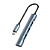 Hub Tipo C 4 Portas USB, Sendo 3 USB 2.0 e 1 USB 3.0 - Kaidi KD-3801 - Imagem 2