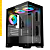 Gabinete Gamer Tipo Mini Aquário com Lateral em Vidro, Preto (Sem Fan) - MetalRed M6 Nebula - Imagem 3