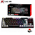 Teclado Mecânico Gamer Switch Vermelho, Iluminação Led RGB, Padrão Americano ANSI, Preto - Xtrike Me GK-989B - Imagem 1