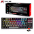Teclado Mecânico Gamer Switch Vermelho, Iluminação Led RGB, Padrão Americano ANSI, Preto - Xtrike Me GK-989A - Imagem 1