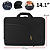Capa Case Maleta para Notebook até 14.1" com Bolso, Preto - Compacto Capas - Imagem 1