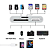 Cabo Adaptador OTG Tipo C para USB 2.0, Leitor de Cartão de Memória SD e TF Card - Imagem 2