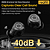 Fone de Ouvido Bluetooth V5.4 com ANC Cancelamento de Ruído - RealFit F4 - Imagem 3