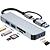 Hub OTG Tipo C e USB 5x2 com 1 Usb 3.0, 2 Usb 2.0 e 2 Leitor de Cartão SD/Micro SD - Imagem 1