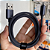 Cabo de Carregamento para iPhone e iPad 2.4A com 1.2 metros, Nylon Trançado, Preto - Baseus - Imagem 2
