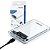 Case Gaveta Para HD e SSD Sata 2.5" USB 3.0, Transparente, Slim - Exbom CGHD-35 - Imagem 1