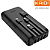 Carregador Portátil Power Bank 20.000mAh com Cabo V8, Tipo C e iPhone, Preto - Kaidi KD-955 - Imagem 1