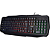 Teclado Gamer Membrana com Fio Iluminação em LED, ABNT2 - Bright 0464 - Imagem 1
