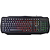 Teclado Gamer Membrana com Fio Iluminação em LED, ABNT2 - Bright 0464 - Imagem 2