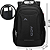 Mochila Para Notebook até 17" Reforçada Anti Furto Cadeado Semi Impermeável, Cor Preto - Aco 2102 - Imagem 5