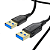 Cabo Extensor USB de 1,5 Metros Macho x Macho - Hrebos HS-348 - Imagem 2