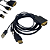 Cabo Conversor HDMI para VGA com Saída de Áudio P2, Cabo 1.5 metros - Grasep D-VUH01 - Imagem 1