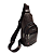 Mini Bolsa Tiracolo Pochete Transversal Ombro de Couro Sintético Marrom - Jingpin A2507 - Imagem 3