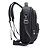 Mochila Para Notebook até 14" Unissex à Prova D'Água com Alça, Resistente, Cor Preto - Aco 1505 - Imagem 3