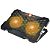 Base Para Notebook 12" a 17" com 2 Fans e Led Cor de Laranja - Oberon OR-SP253 - Imagem 2