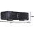 Caixa de Som Gamer Para PC/Notebook 6W Com Led, P2 + USB 2.0 - Knup KP-RO803 - Imagem 4