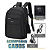 Mochila Para Notebook até 15.6" Unissex Médio Antifurto Com 3 Compartimentos - Aco 1714 - Imagem 4