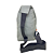Mini Bolsa Tiracolo Pochete Transversal Ombro Ant Furto Unissex Cor Cinza - A2535 - Imagem 7