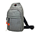 Mini Bolsa Tiracolo Pochete Transversal Ombro Ant Furto Unissex Cor Cinza - A2535 - Imagem 2