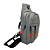 Mini Bolsa Tiracolo Pochete Transversal Ombro Ant Furto Unissex Cor Cinza - A2535 - Imagem 6