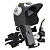 Suporte de Celular para Moto com Capacete, Proteção Solar e Chuva, Preto - Lehmox LEY-2112 - Imagem 4