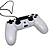 Controle Joystick com Fio para Ps4 e PC, DuploShock4, Branco - Knup KP-GM036 - Imagem 6