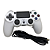 Controle Joystick com Fio para Ps4 e PC, DuploShock4, Branco - Knup KP-GM036 - Imagem 7