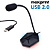 Microfone Condensador com Fio USB 2.0 RGB - Maxprint Max - Imagem 1