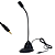 Microfone Condensador de Mesa P2 3.5mm, Preto - Maxprint Stand - Imagem 1