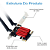Adaptador Wi-Fi 5 AC1200 Placa de Rede Dual Band 2.4g/5ghz com Bluetooth 4.0 - Imagem 4