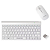 Kit Teclado e Mouse Sem Fio, Wireless 2.4Ghz, Ultra Fino, Branco - H'Maston JP102 - Imagem 2