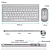 Kit Teclado e Mouse Sem Fio, Wireless 2.4Ghz, Ultra Fino, Branco - H'Maston JP102 - Imagem 7