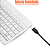 Kit Mini Teclado Recarregável + Mouse à Pilha Bluetooth - Knup KP-TE127 - Imagem 5