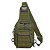 Mini Bolsa Mochila Tiracolo Transversal Tática no Estilo Militar Cor Verde - B014 - Imagem 2