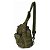Mini Bolsa Mochila Tiracolo Transversal Tática no Estilo Militar Cor Verde - B014 - Imagem 5