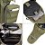 Mini Bolsa Mochila Tiracolo Transversal Tática no Estilo Militar Cor Verde - B014 - Imagem 11