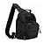 Mini Bolsa Mochila Tiracolo Transversal Tática no Estilo Militar Cor Preto - B014 - Imagem 5