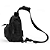 Mini Bolsa Mochila Tiracolo Transversal Tática no Estilo Militar Cor Preto - B014 - Imagem 6