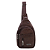 Mini Bolsa Tiracolo Transversal Ombro de Couro Sintético Marrom - Jingpin A2508 - Imagem 2