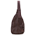 Mini Bolsa Tiracolo Transversal Ombro de Couro Sintético Marrom - Jingpin A2508 - Imagem 4