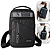 Mini Bolsa Unissex de Ombro, Peito e Transversais Multifuncionais, Preto - Shengfute A2517 - Imagem 1