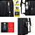 Mochila para Notebook até 15.6" Escolar Reforçada Unissex Cadeado Anti Furto, Semi Impermeável, Preto - Aco Zy2041 - Imagem 9