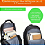 Mochila para Notebook até 15.6" Escolar Reforçada Unissex Cadeado Anti Furto, Semi Impermeável, Preto - Aco Zy2041 - Imagem 5