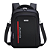 Mochila Para Notebook até 14" Unissex à Prova D'Água com Alça Lateral Cor Preta - Aco 1502 - Imagem 1