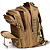 Mochila Tática Militar Impermeável Reforçada Grande 36 litros Cor Cáqui - ZE002 - Imagem 3