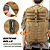 Mochila Tática Militar Impermeável Reforçada Grande 36 litros Cor Cáqui - ZE002 - Imagem 6